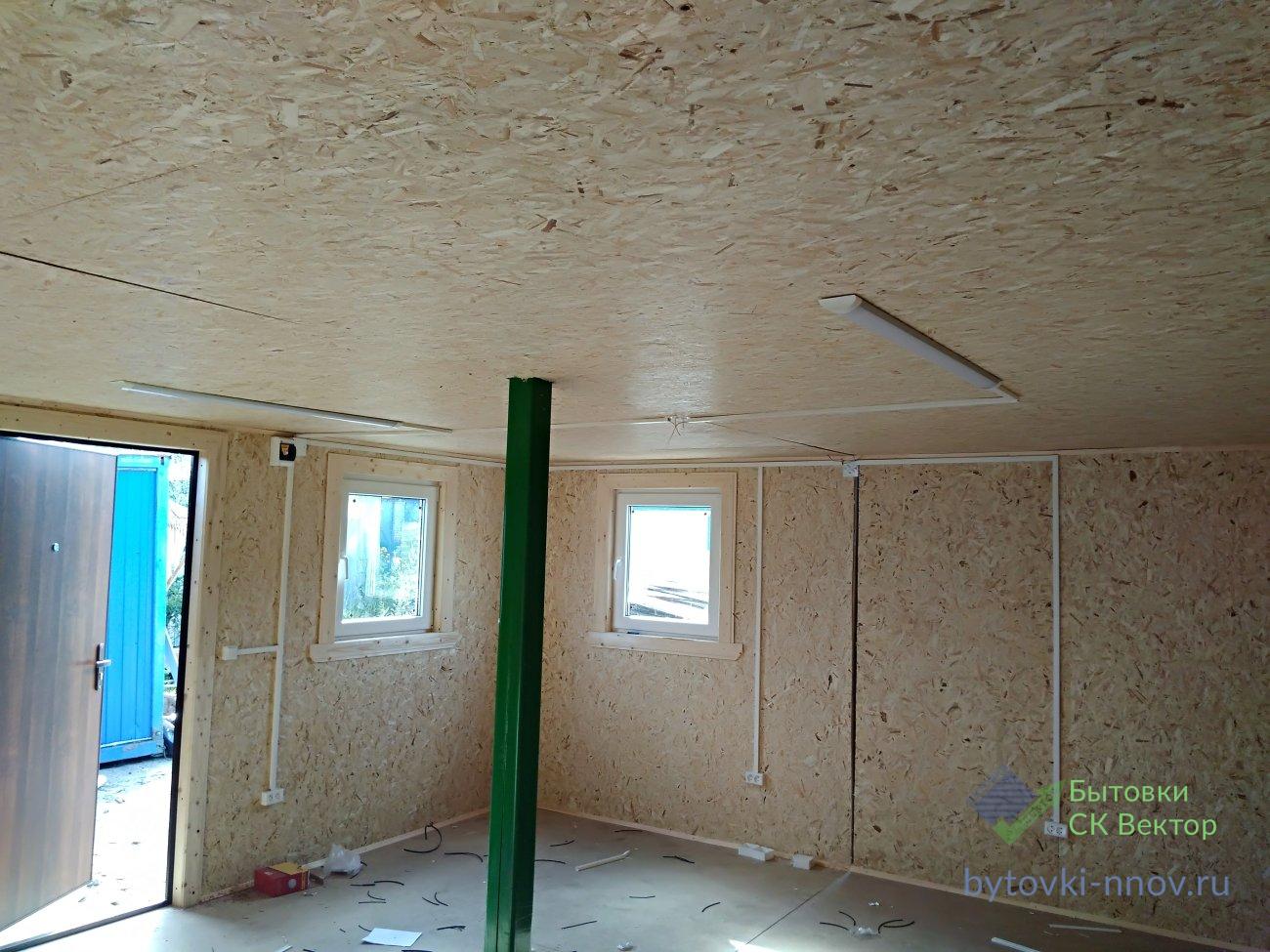 Жилой модуль в Северская отделка